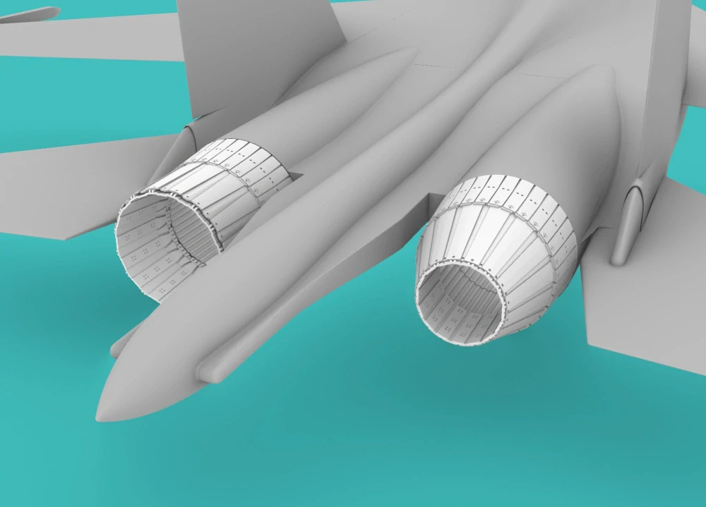 1/144 Su-27 Exhaust Open/CLOSE version (Trumpeter kit)