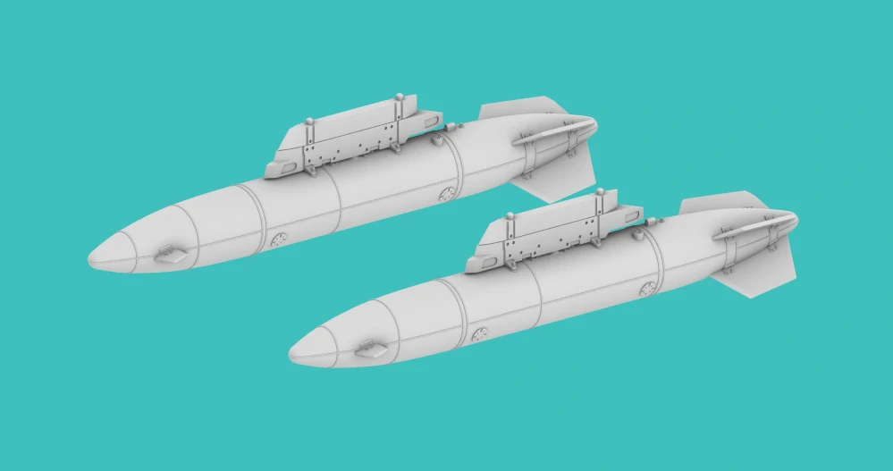 1/144 PTB-3000 Extrenal Fuel tanks for SU-34, Su-24