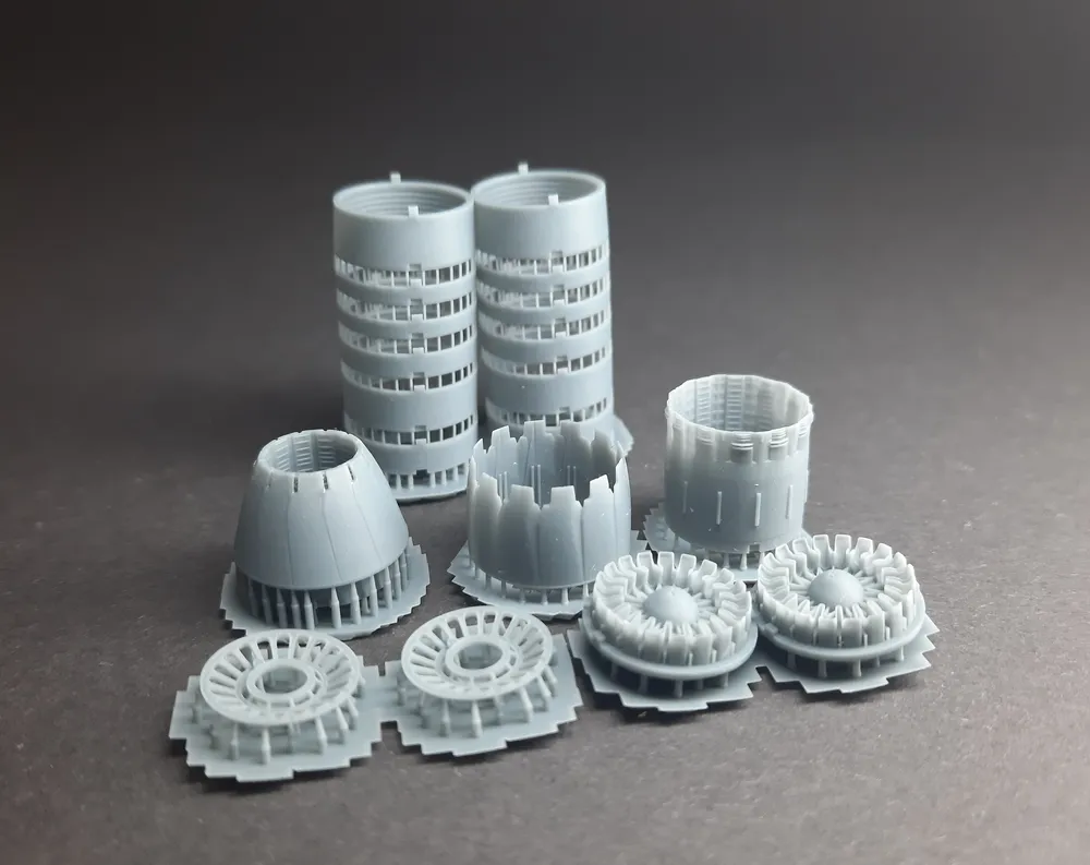 1/72 F-14D GE Exhaust (Open/Close version) Academy kit