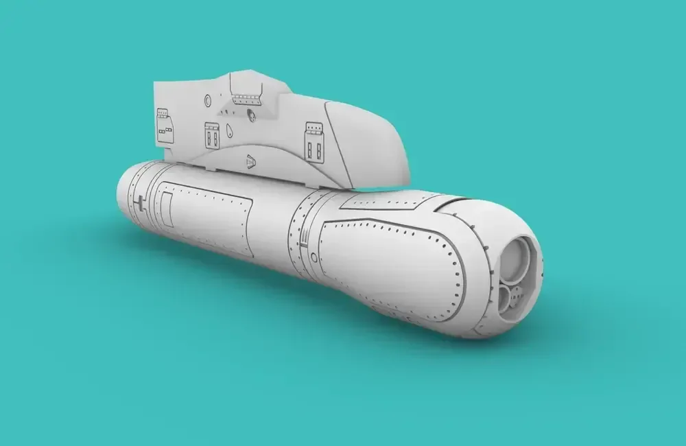 1/48 Talios Targeting pod for Rafale with pylon