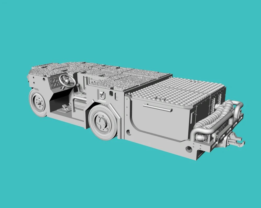 1/144 USN STT Towing tractor A/S32A-49 LONG version