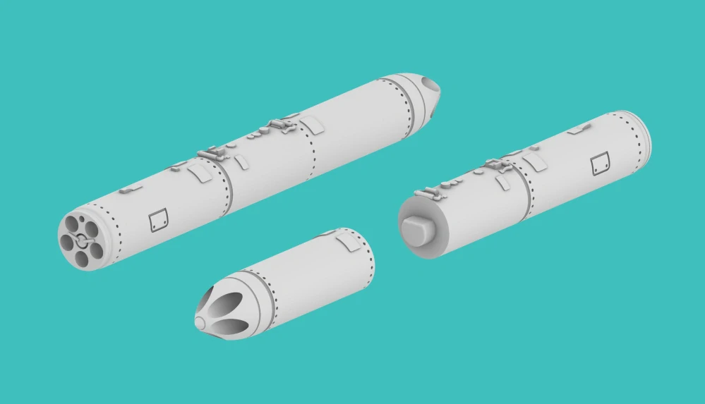 1/144 B-13L Rocket Pods 6x