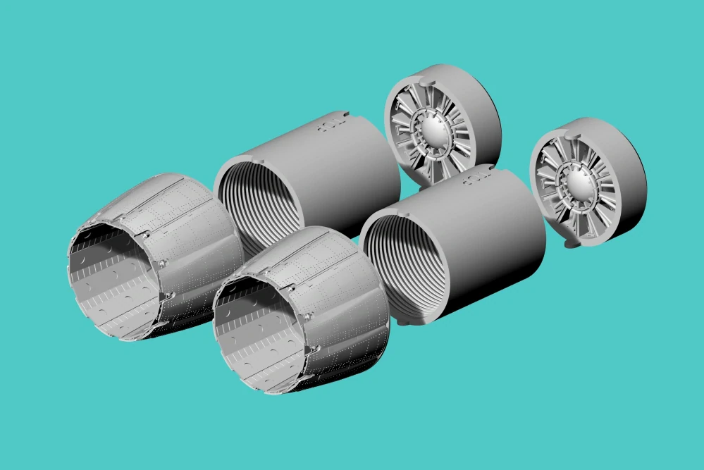 1/72 F-18 E/F/G Exhaust OPEN for HASEGAWA kit