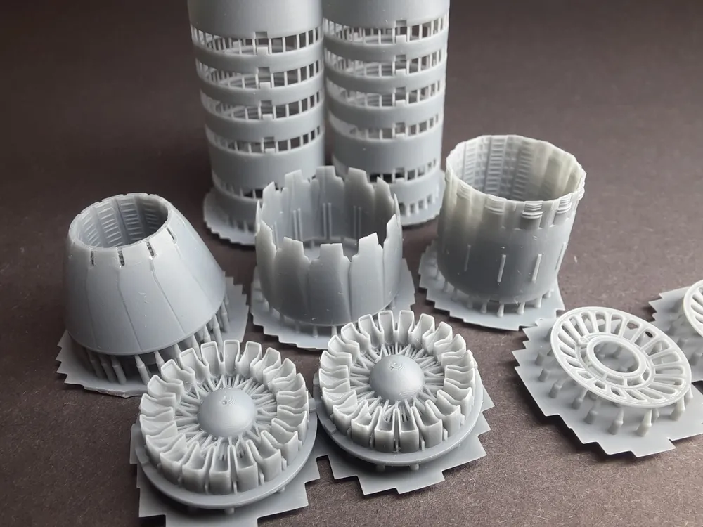 1/72 F-14D GE Exhaust (Open/Close version) Academy kit