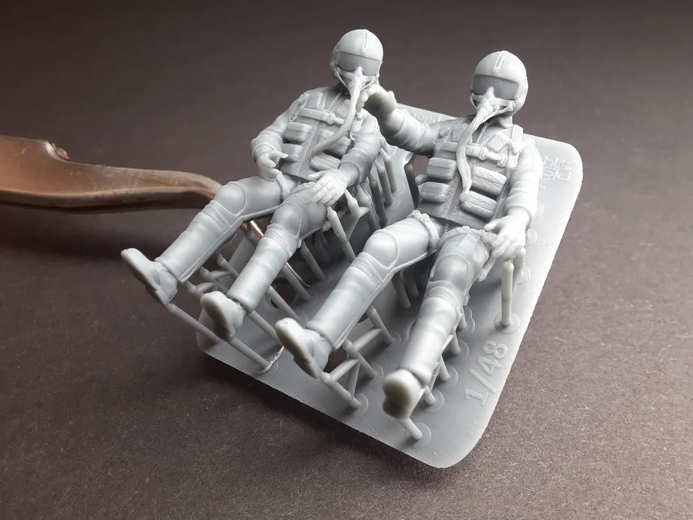 1/48 Vietnam War Era Pilots sitting SET no.1
