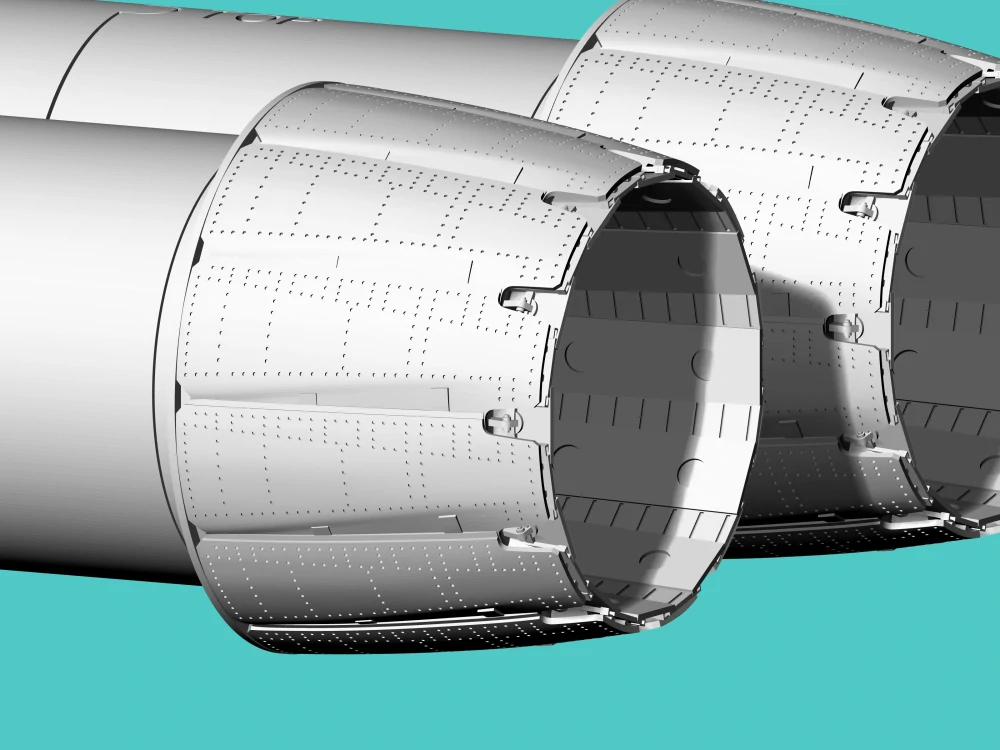 1/72 F-18 E/F/G Exhaust OPEN for HASEGAWA kit