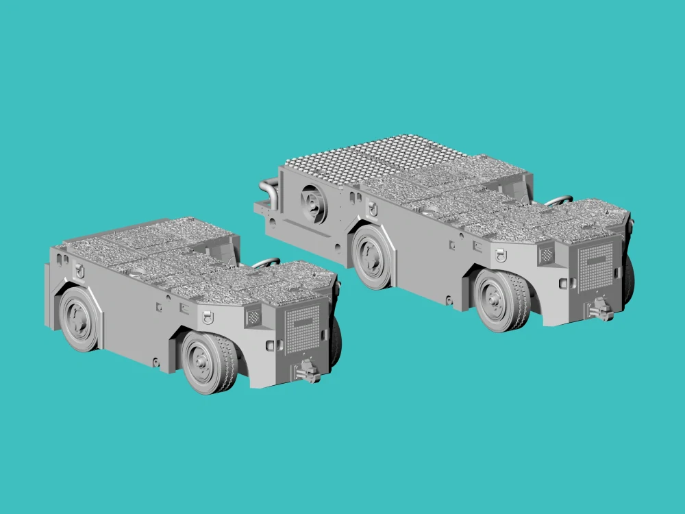 1/144 USN STT Towing tractor A/S32A-49 LONG and SHORT version SET