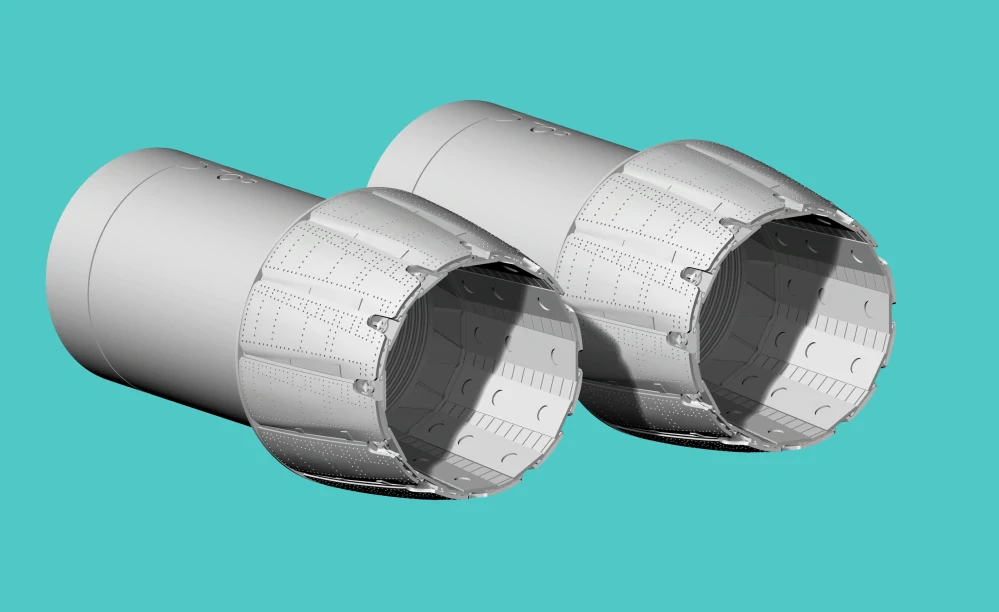 1/72 F-18 E/F/G Exhaust OPEN for HASEGAWA kit