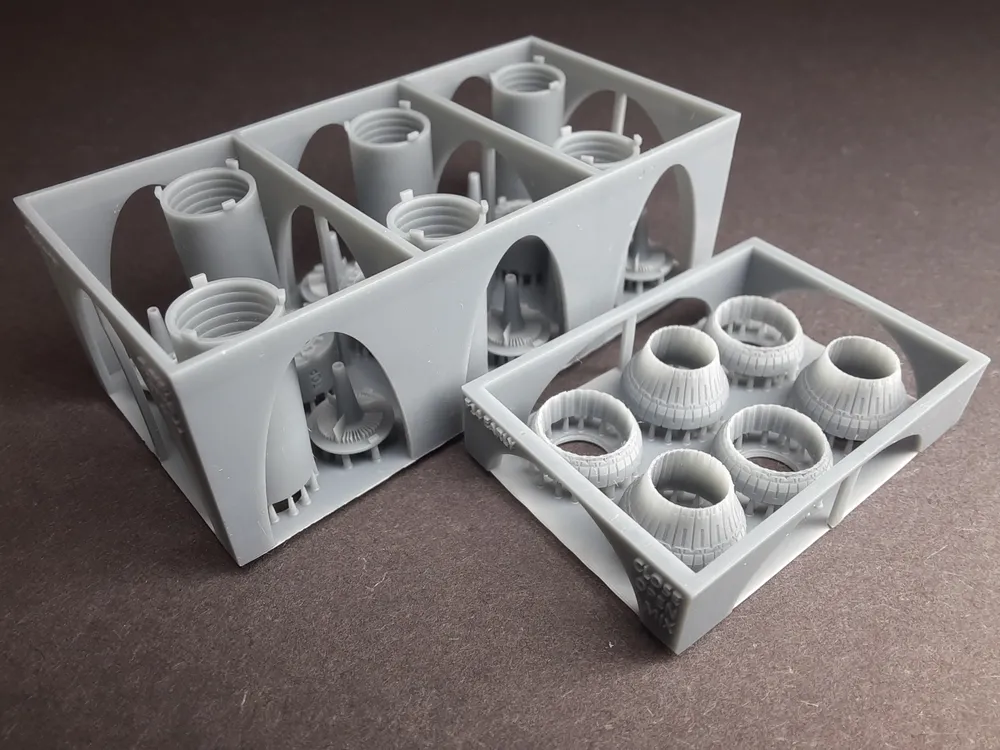 1/144 F-14A EXHAUST (OPEN/CLOSE version) 3x pairs revell kit