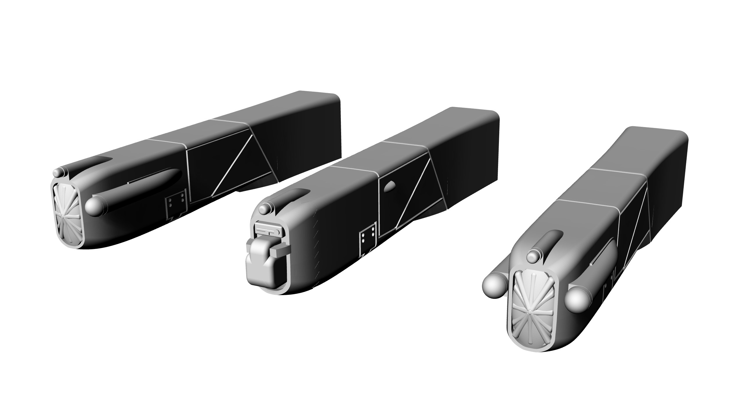 F-16 Dorsal Spine Israel version for Trumpeter Twin seat kit