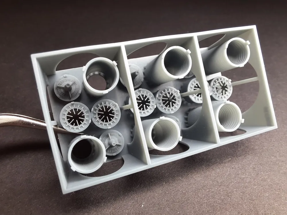 1/144 F-14A EXHAUST (OPEN/CLOSE version) 3x pairs revell kit