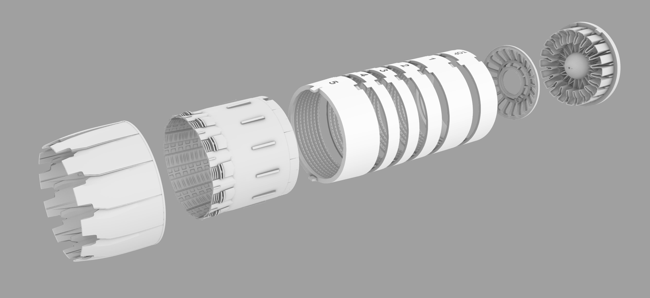 1/72 F-14 GE Exhaust Open for Academy kit