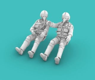 1/48 Vietnam War Era Pilots sitting SET no.1