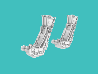 1/144 Mirage F1/Mirage 2000 seat 2pcs