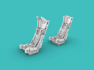 1/144 Mirage F1 B/Mirage 2000 B/D/N seat 2pcs