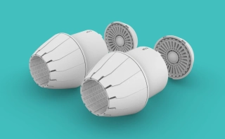 1/144 B-1b LANCER EXHAUST Early CLOSE