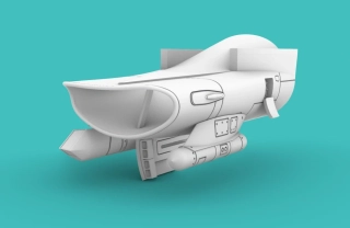 1/144 F-16 Intake EARLY, w/ Sniper pod ,Harm pod  for Revell kit