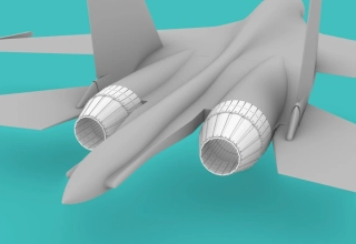 1/144 Su-27 Exhaust Close version (Trumpeter kit)