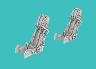 1/144 Mk.16A Ejection seat (Eurofighter) 2x seats, for REVELL kit