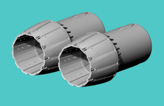 1/144 F-18C Exhaust Open (Revell/Academy)