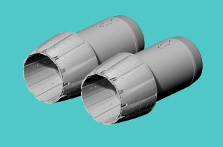 1/72 F-18 C Exhaust OPEN version (Academy)