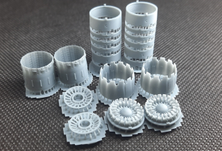 1/72 F-14 GE Exhaust Open for Academy kit