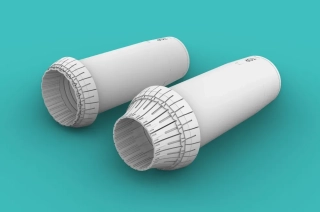 1/144 F-14A  EXHAUST (OPEN/CLOSE version) 3x pairs revell kit